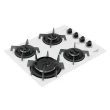 Cooktop Itatiaia Itaplus 4 Bocas Vidro Branco Tripla Chama Bivolt (3700000493)