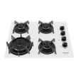 Cooktop Itatiaia Itaplus 4 Bocas Vidro Branco Tripla Chama Bivolt (3700000493)