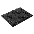 Cooktop Itatiaia Itaplus 4 Bocas Vidro Preto Tripla Chama Bivolt (3700000492)
