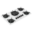 Cooktop Itatiaia Itaplus 5 Bocas Vidro Branco Tripla Chama Bivolt (3700000495)