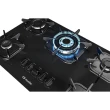 Cooktop Mueller 5 Bocas Vidro Preto Tripla Chama Bivolt 601270003