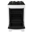 Fogão de Piso Dako Supreme Glass 4 Bocas Mesa de Vidro Branco Bivolt 300000568