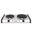 Fogão Elétrico Cooktop Britânia BFG01A 2 Bocas Inox Portátil Branco 2000W 110V