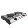 Fogão Elétrico Cooktop Britânia BFG01A 2 Bocas Inox Portátil Branco 2000W 110V