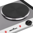 Fogão Elétrico Cooktop Britânia BFG01A 2 Bocas Inox Portátil Branco 2000W 110V