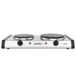 Fogão Elétrico Cooktop Britânia BFG01A 2 Bocas Inox Portátil Branco 2000W 110V