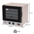 Forno Elétrico Bancada Progás Turbo Fast Oven 40L 2000W com Grill Preto 220V