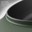 Frigideira EPCI63 Ferro Fundido Esmaltado 26CM Revestimento Interno Verde Electrolux