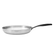 Frigideira Grano Black Antiaderente Aço Inox com Revestimento Interno 30CM 3,4L Corpo Triplo