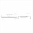 Frigideira Milazzo Alumínio Antiaderente Starflon Max 24CM Bege Tramontina