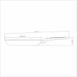 Frigideira Milazzo Alumínio Antiaderente Starflon Max 28CM Amêndoa Tramontina