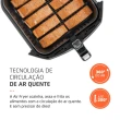Fritadeira Elétrica Mondial Sem Óleo 8L 1900W Preto/Inox 127V AFN-80-BI