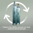 Gaseificador de Água ESM100 para Gaseificar Bebidas Plástico e Inox Design Compacto Verde Electrolux