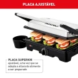 Grill Arno Dual Inox com Abertura de 180º Gnox 1100W 127V