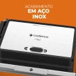 Grill Elétrico Cadence Click Inox 220V GRL200