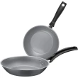 Jogo de Frigideiras 20198-660 Alumínio Antiaderente 16cm 0,4L e 20cm 0,8L Tramontina