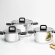 Jogo de Panelas Lótus 3 Peças Aço Inox com Fundo Triplo Tramontina 65570000