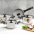 Jogo de Panelas Vita 65680000 Aço Inox Fundo Triplo Tramontina