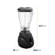 Liquidificador Britânia BLQ900A 600W 2,1L 3 Velocidades Preto 220V