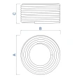 Mangueira Super Flex 1-2 30M com Engates Rápidos PVC Poliéster Laranja Tramontina