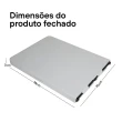 Mesa Dobrável Gallant Vira Maleta Portátil 1,52m Branco com Alça (GMD25A90A-BR)