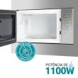 Micro-ondas de Embutir Philco PMB30E 28L 1100W Inox com Painel Digital 220V