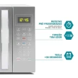 Micro-ondas de Bancada Philco PMO38E 33L 1400W com Funções Tira Odor e Manter Aquecido Prata 220V
