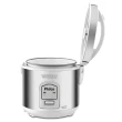 Panela de Arroz Elétrica Philco PH10B Inox Branco 10 Xícaras 220V