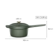 Panela de Ferro Fundido Esmaltado Molheira EPCI61 Cozimento Perfeito Esmalte Vitrificado Culinária