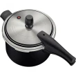 Panela de Pressão Vancouver Effect Alumínio Antiaderente 4,5L Preta Tramontina
