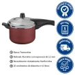 Panela de Pressão Vancouver Effect Alumínio Antiaderente 4,5L Vermelho Tramontina