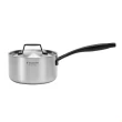 Panela Grano Black Cozimento Eficiente Aço Inox Corpo Triplo Preto Tramontina 1,7L
