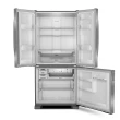 Refrigerador Brastemp Side Inverse 3 Portas Frost Free 554 Litros Inox 220V BRO85AK