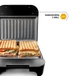 Sanduicheira e Grill Philco PGR26A Inox 2 em 1 Antiaderente 800W Preto 220V