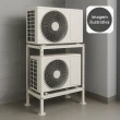Suporte De Piso / Armário Duplo Para Condensadora De Ar-Condicionado Para Sistemas De Refrigeração (EO44C-1)