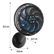 Ventilador Arno Parede X-Treme 40cm 9 Pás 220V VE9P 2720018538