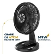 Ventilador Britânia Mesa Maxx Force 8 pás 174W Preto 127V