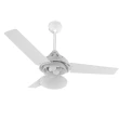 Ventilador de Teto 126W 42 cm 3 Pás 3 Velocidades Branco Cancun BVT01B 110V