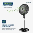Ventilador de Coluna Arno 150W 50CM 8 Pás 3 Velocidades VTX-50C-8P 220V