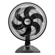 Ventilador de Mesa Arno 140W 40CM 6 Pás VE2E Preto 110V