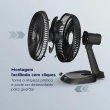 Ventilador de Mesa Electrolux 126W 40CM 6 Pás 3 Velocidades Cinza EFD40 110V