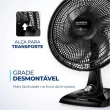 Ventilador de Mesa Mondial 140W 40CM 6 Pás 3 Velocidades VSP-40-B 220V