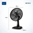Ventilador de Mesa Mondial 55W 30CM 6 Pás 3 Velocidades VSP-30-B 110V