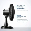 Ventilador de Mesa Mondial 55W 30CM 6 Pás 3 Velocidades VSP-30-B 220V