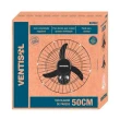 Ventilador de Parede Ventisol 110W 50CM 3 Pás 3 Velocidades 538 Preto Bivolt