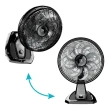 Ventilador WAP Mesa e Parede Flow Turbo Preto 127V 50cm 8 Pas FW009218