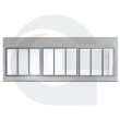 Walk in Cooler Gallant Resfriados 9 Portas Vidro sem Piso Painel 380V/3F CWRSP-09