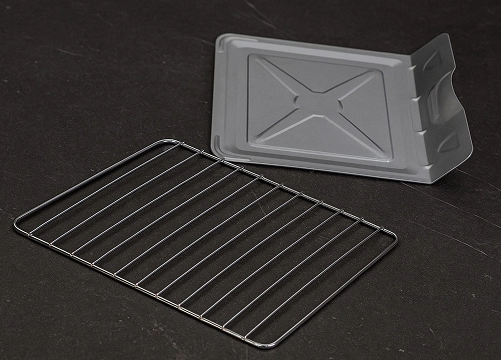 Imagem ilustrativa de uma grade e assadeira air fryer